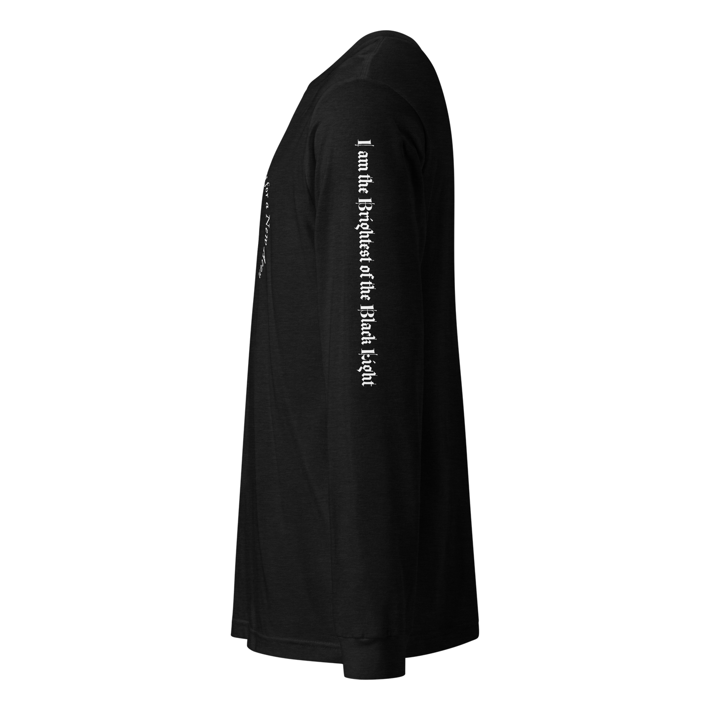 Trident Logo - " I am the Brightest of the Black Light" - Long Sleeve